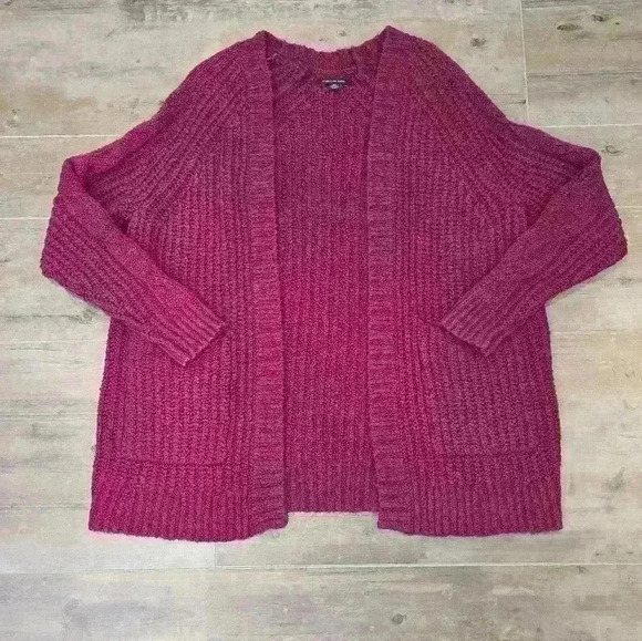 American Eagle Outfitters Women Open Cable Knit Sweater - Picture 3 of 7